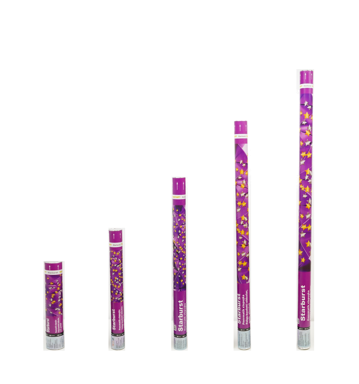 Фольга звезды: золотые, серебряные — фото хлопушки